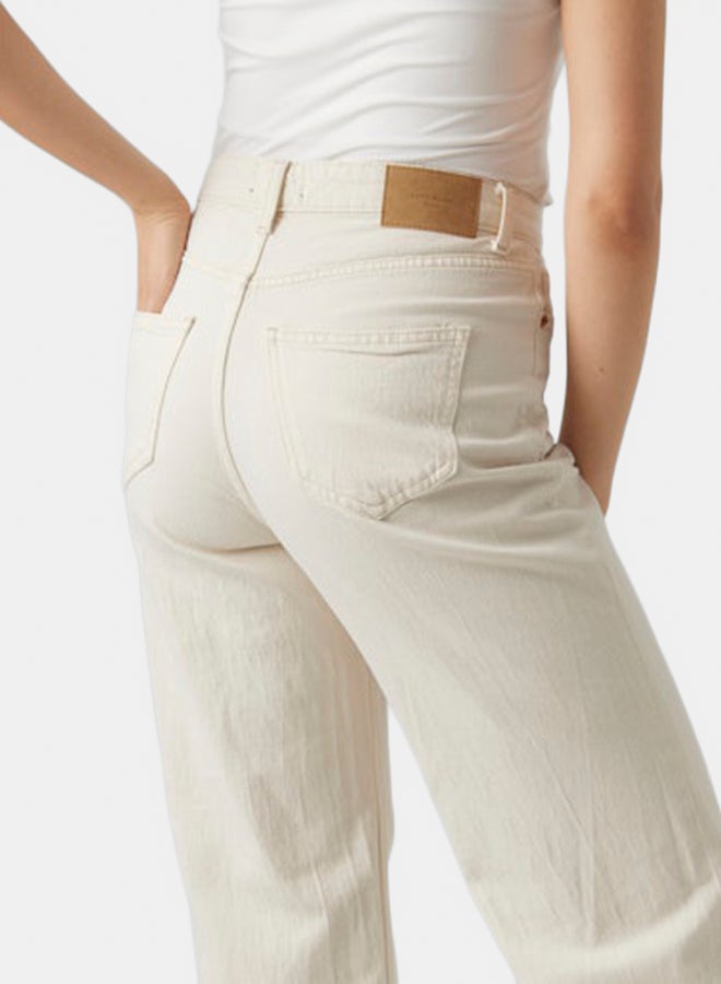 VERO MODA VERO MODA Womens Tessa Highrise Wide Leg Jeans  - Image 2