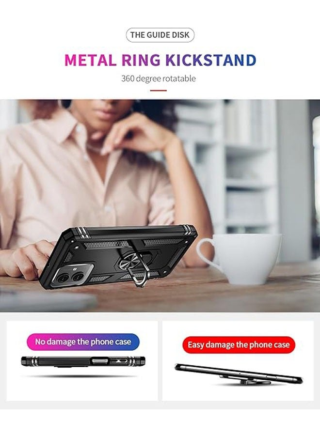 general Motorola Moto G54 Compatible Phone Case, Military-Grade 360 Crash Drop Protection, Rugged and Durable, with Stand - Image 5