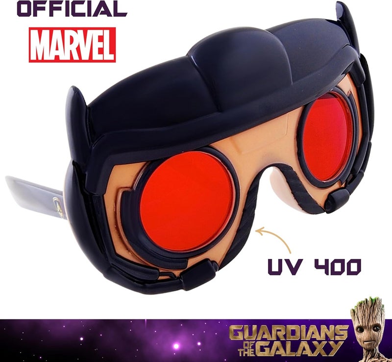 Sun-Staches Official Guardians Of The Galaxy Sunglasses | Groot, Star Lord or Rocket Racoon | UV400 | One Size Fits Most - Image 2