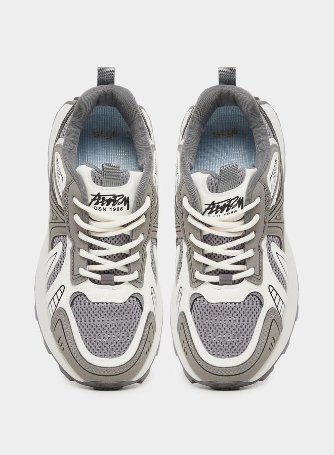 Styli Styli Chunky Sole Lace Up Sneakers  - Image 5
