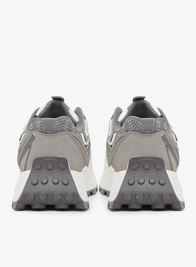 Styli Active Chunky Sole Lace Up Sneakers - Image 4