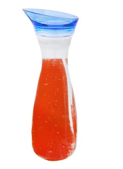 Life Smile LIFE SMILE Shatterproof Acrylic Water Bottle with Leakproof Lid - BPA-Free, Eco-Friendly Juice Pitcher - Ideal for Water, Iced Tea, Cold Brew, and Beverages (Blue 0.45 L)  - Image 1