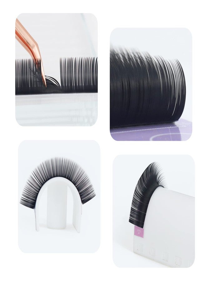 ANNAFRIS 16 Rows Volume Classic Eyelash Extension 0.05 D Curl 8mm Matte Black Individual False Eye Lashes Extension Salon Use Natural Soft Fake Eyelashes Supplies (0.05 D, 8mm) - Image 4