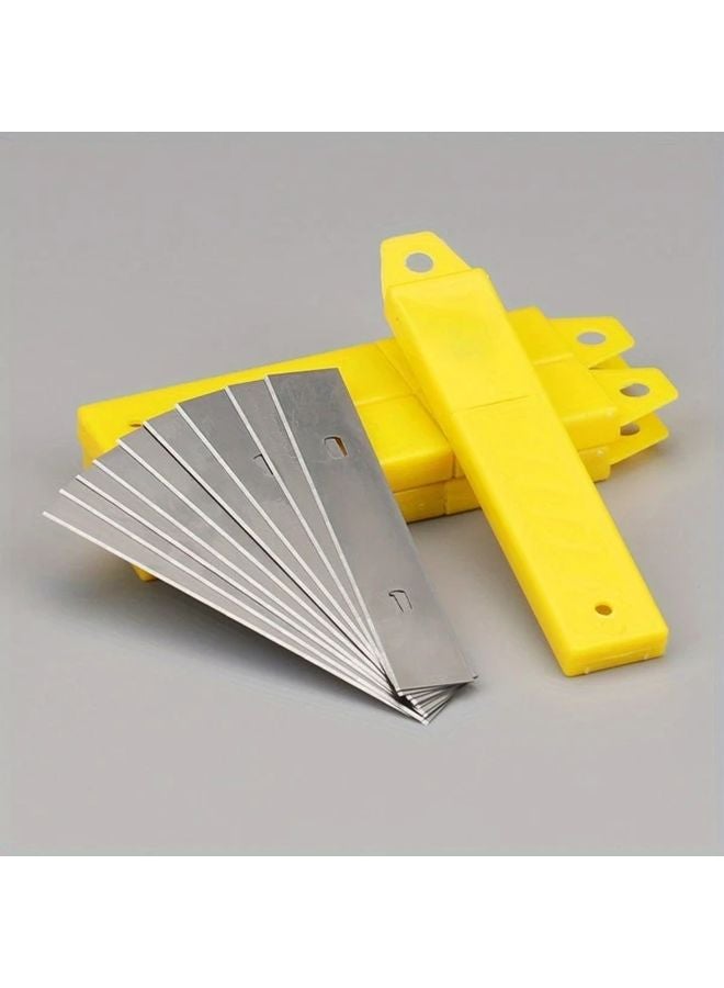 10 Pcs High Quality Metal Scraper Blade Hand Tool for Glass Floor Wall Home Improvement - Image 2