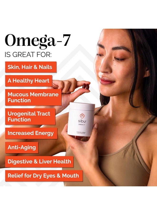 sibu Omega-7 Softgels, Premium Organic Himalayan Sea Buckthorn Oil (60ct, 30 Day Supply) - Supplement for Healthy Skin, Hair, Nails and Dryness - Image 5