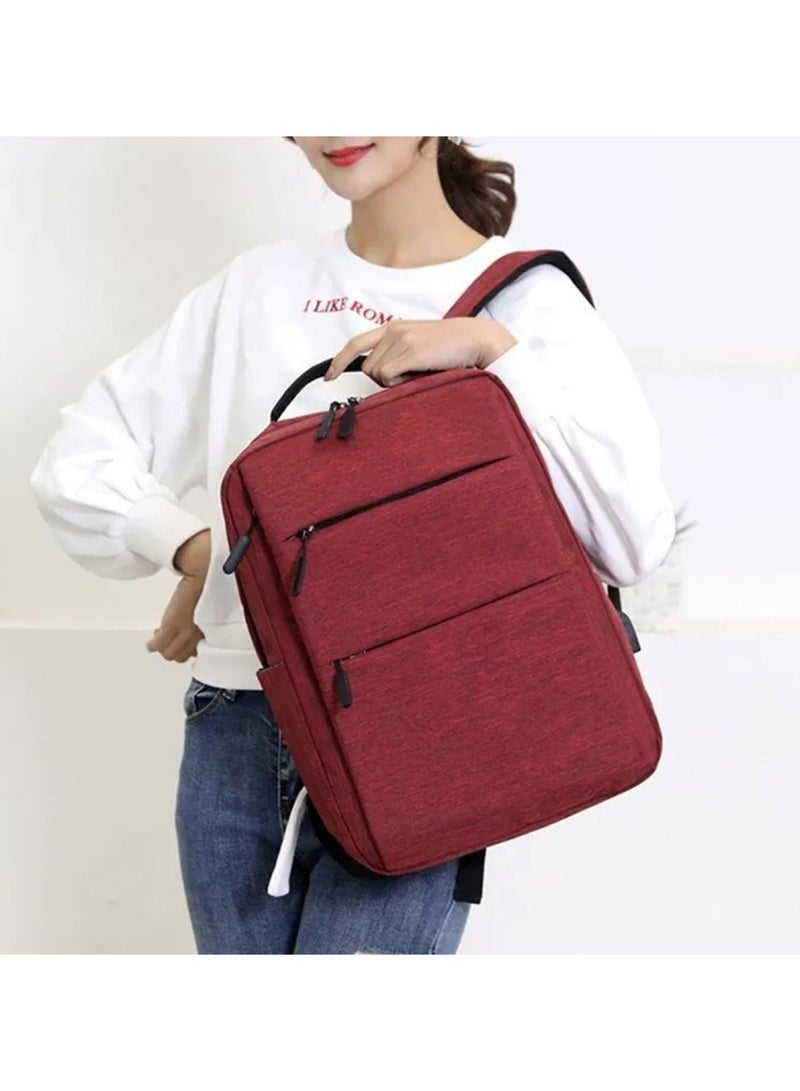 هويتك حقيبة سفر متعددة الوظائف مقاومة للماء ذات سعة كبيرة للمدرسة والاستكشاف في الهواء الطلق باللون الأحمر - Image 4