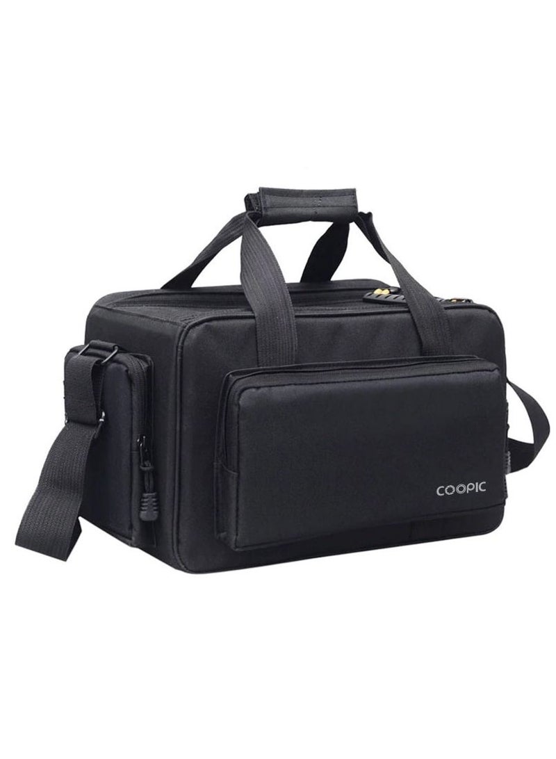 Coopic حقيبة كتف مقاومة للماء لكاميرا الفيديو الاحترافية COOPIC BV40 متوافقة مع كاميرات Panasonic 160MC 153MC، Sony-Z1C، 5C، Z7C، FX1000E، EX1R،198p، MC2500، MC1500، NX100 Z5E، Z5P وما إلى ذلك. - Image 1