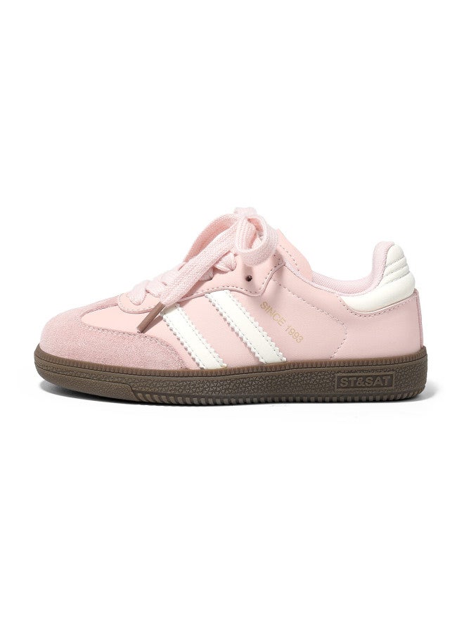 St&sat Kids Training Shoes Spring New Girls Sports Shoes Soft Sole Boys Sneakers Misty Pink Size 30 - Image 4