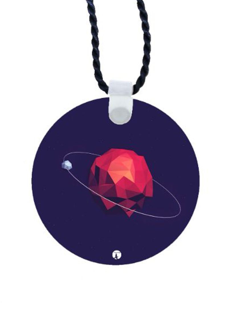 RKN Planet Printed Car Mirror Pendant - Image 1