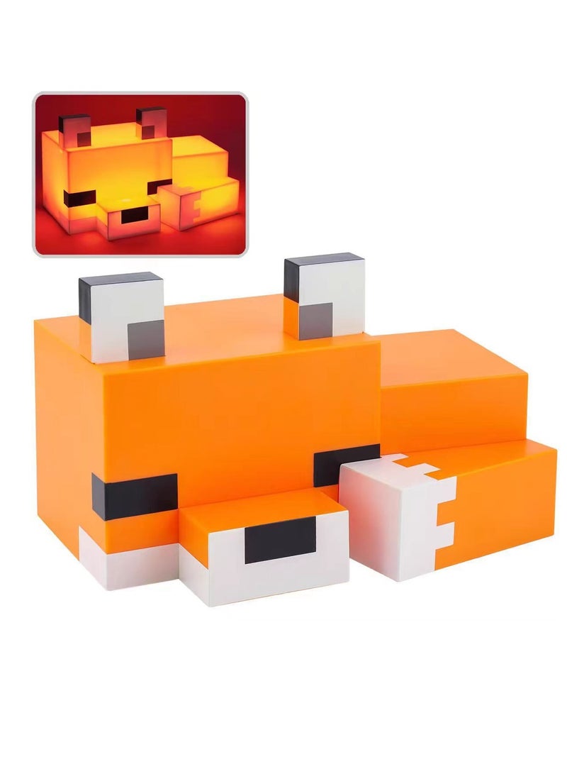 عام ماين كرافت لعبة البضائع شكل الثعلب ، ضوء الليل ، الشعلة مصباح خام زخرفة - Image 1