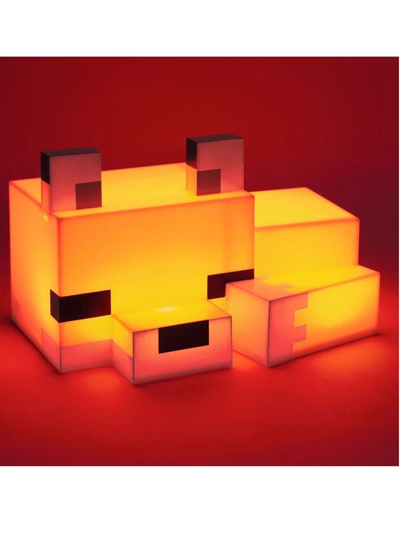 عام ماين كرافت لعبة البضائع شكل الثعلب ، ضوء الليل ، الشعلة مصباح خام زخرفة - Image 2