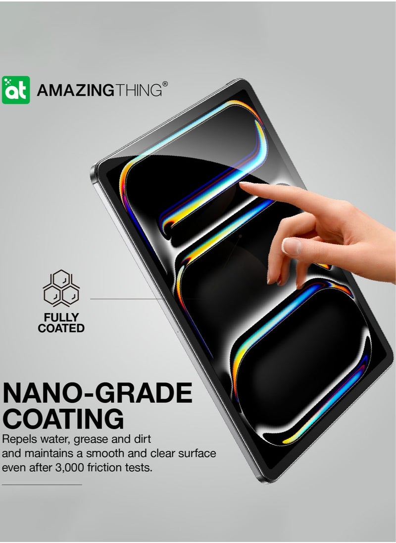 AMAZINGthing - Radix iPad PRO 13 inch M4 (2024) Screen Protector Tempered Glass with Defend Edge technology - Clear - Image 1