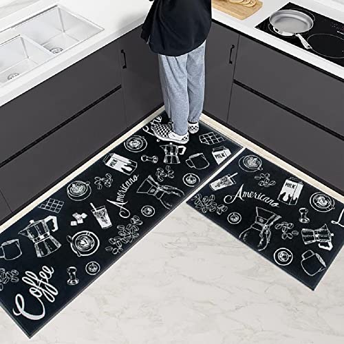Home-Cloud HomeCloud Kitchen mat | Floor mat | Door mat| Anti-Slip, Soft,Washable, Printed, Designer, for Floor, Kitchen, Room (6 mm Thick)(41 x 122 cm 41 x 61 cm) - Image 1