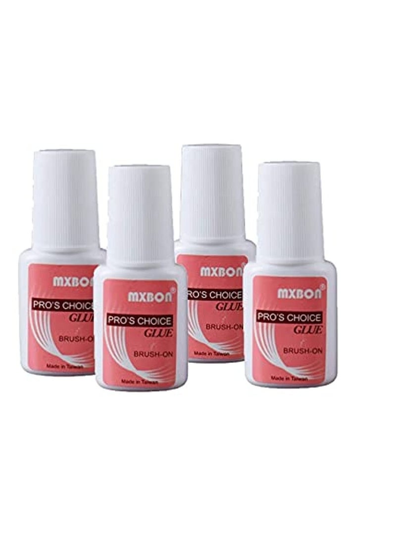 MXBON 4pc Mxbon Fast Drying Strong Adhesive Glue For False Nail Tip - Image 1