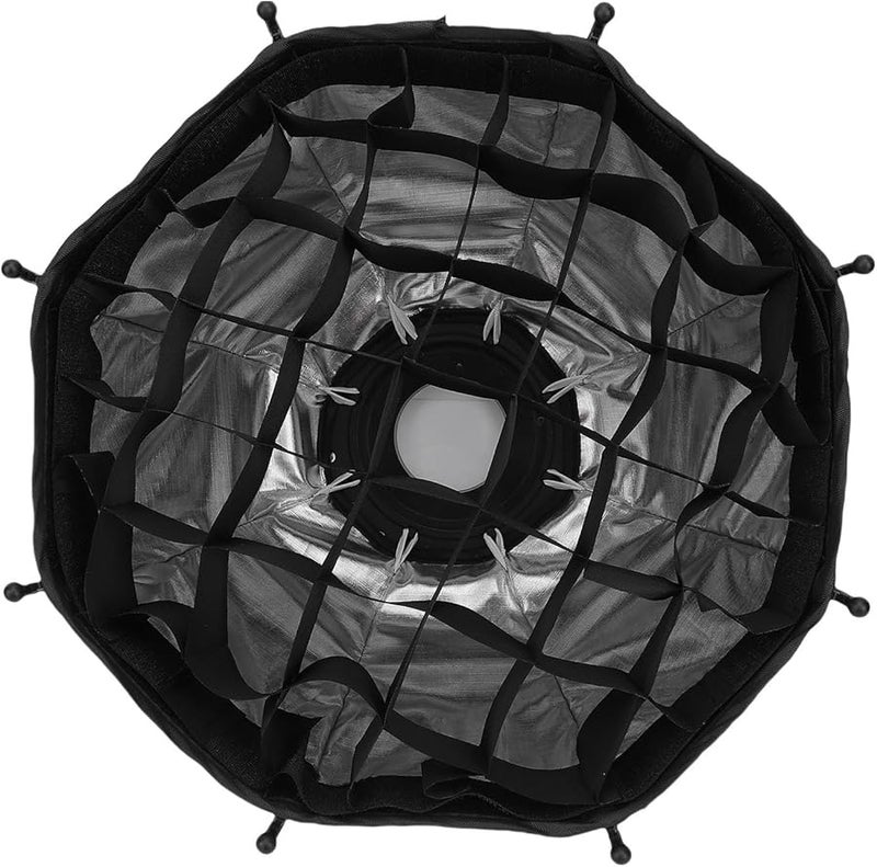 صندوق إضاءة ناعم مثمن مع شبكة لحامل Bowens مقاس 9.44 × 11.41 بوصة لإضاءة التصوير التعبئة - Image 5