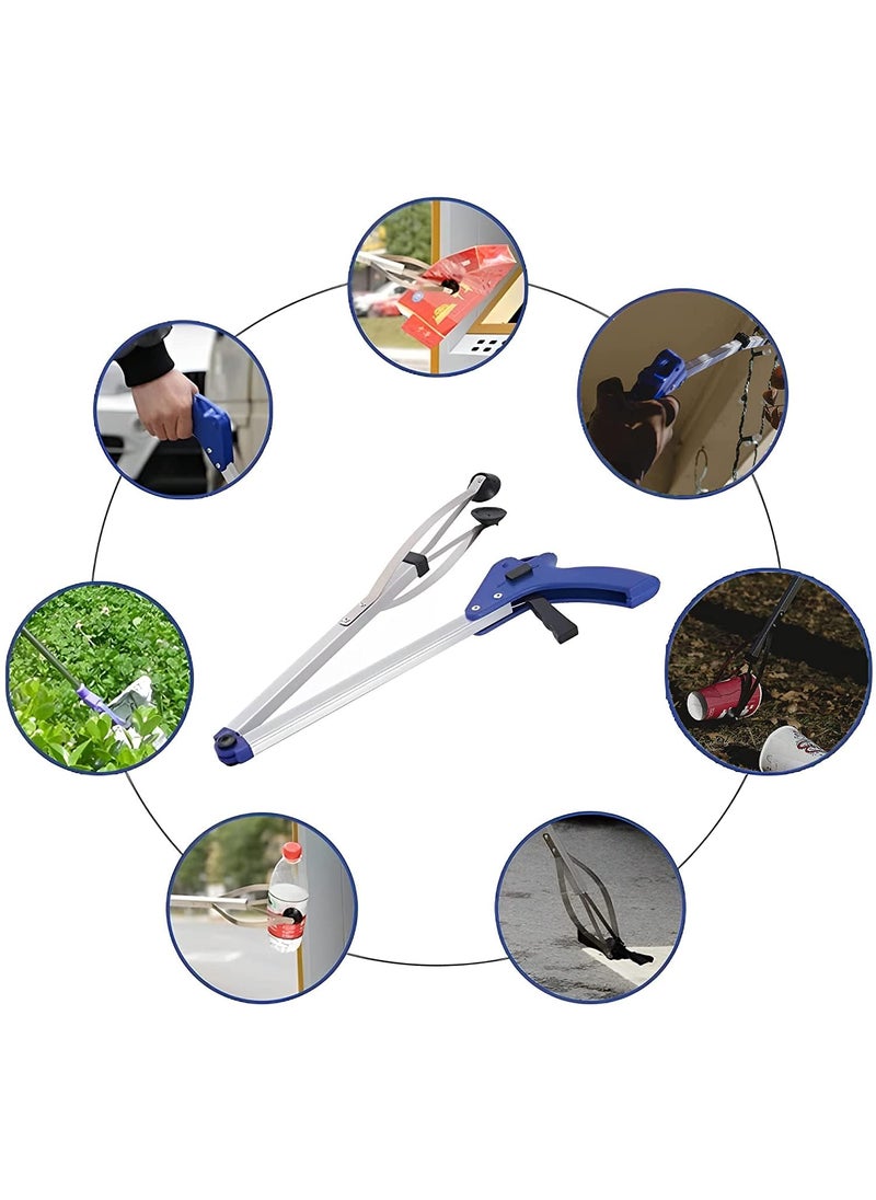 TONSYL Reacher Grabber Tonsyl Aluminum Suction Cup Grip Grabber Pick Up Tool for Light Bulb Remover Pad Pick UpLitter Picker TrashGarbageGarden NabberLong Extender Easy Reaching Trash Stick  - Image 2