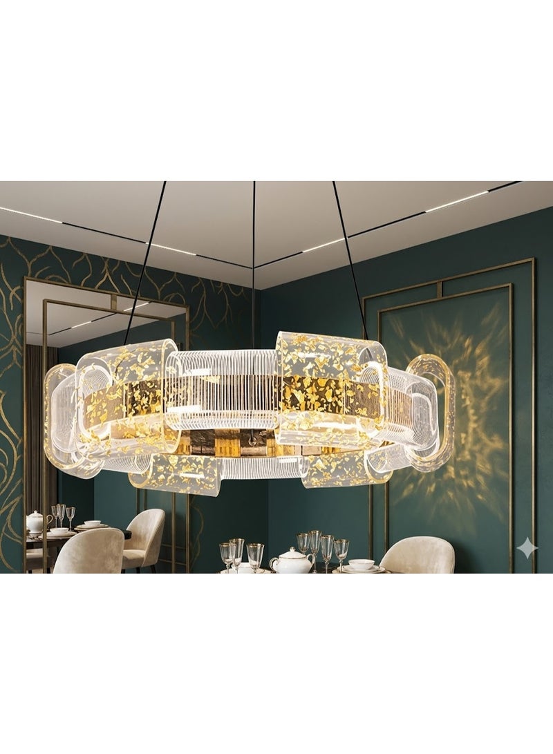 Prime Sole Modern LED Chandelier Pendant Light for Living Room Dining Area Ceiling Lighting Fixture Luxury Decorative Hanging Lamp Energy Efficient Indoor Lighting - Image 2