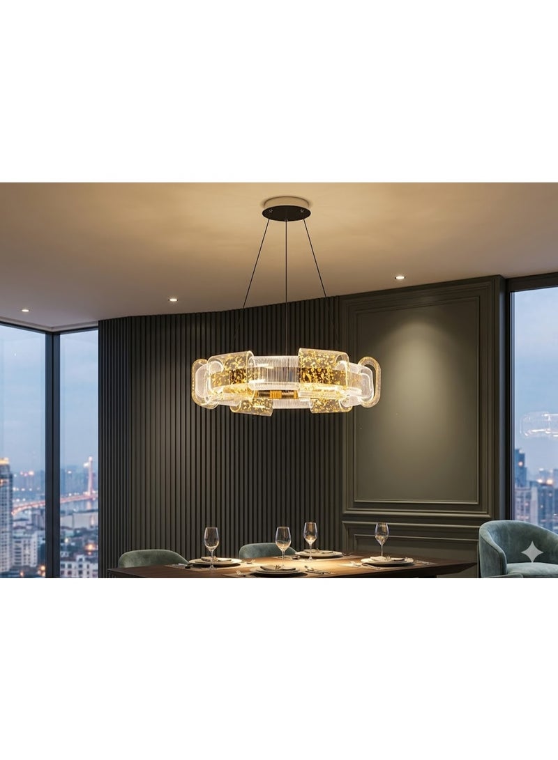 Prime Sole Modern LED Chandelier Pendant Light for Living Room Dining Area Ceiling Lighting Fixture Luxury Decorative Hanging Lamp Energy Efficient Indoor Lighting - Image 3