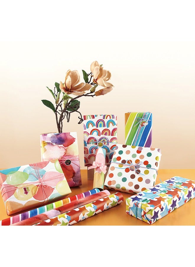 Premium Gift Wrapping Set with Double-Sided Tape, Decorative Ropes and Stickers - Elegant Luxury Wrapping Paper Kit for All Occasions - pzsku/Z361F4A7046B844187376Z/45/_/1725028894/aefa9737-4f13-4d52-bc41-08c4ee938e5d