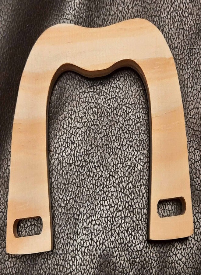 Tia Pine Wood Thick Handle for Craft, Purse, Bags and DIY Projects- (Pine Wood-Open Square, 2Pcs) - Image 5
