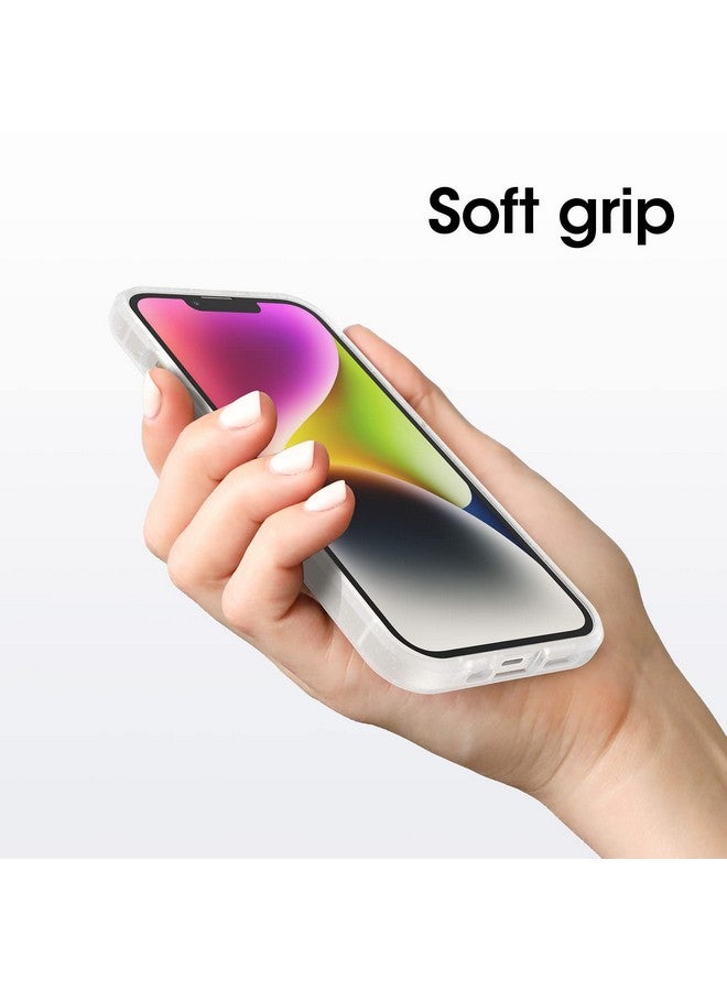 OtterBox iPhone 14 & iPhone 13 Prefix Series Case - Stardust (Clear/Glitter), Ultra-Thin, Pocket-Friendly, Raised Edges Protect Camera & Screen, Wireless Charging Compatible - Image 4