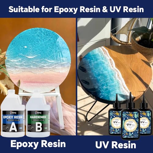 OSBANG Sea Blue Epoxy Resin Pigment 100ml/3.4 fl.oz, High Concentration Liquid Colorant for Resin Art, Ideal for Creating Waves, Cells, and Unique Ocean DIY Crafts - Image 3