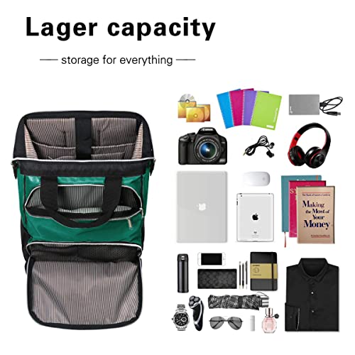 Hap Tim Womens Laptop Backpack, Travel Backpack for Women, Work bag, Nurse bag, Carry on Backpack, Nurses Week Gifts for Women（7651-MB） - Image 4