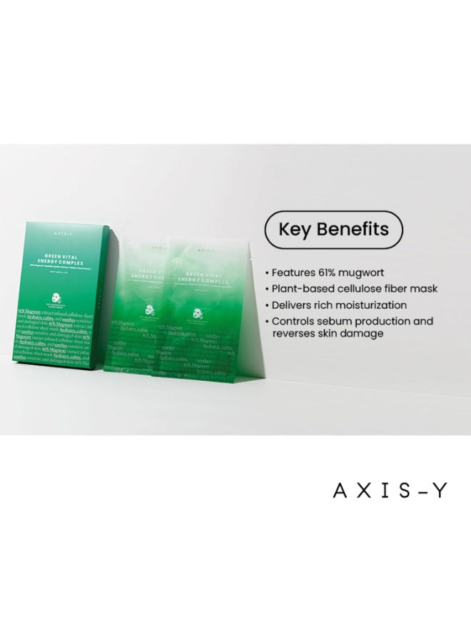 AXIS-Y Mugwort Green Vital Energy Complex Sheet Mask 27Ml - Image 3