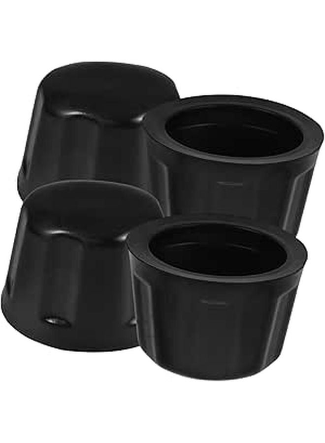 4Pcs Rubber Wheel Nut Caps for ATV Quad Go Kart Tire Protection Durable Rim Dust Cover - Image 1