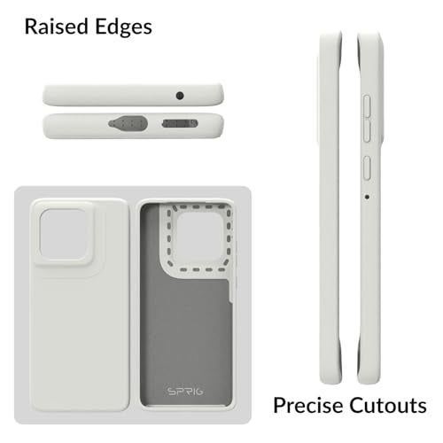 SPRIG Compatible with Moto Edge 60 Fusion Premium SilkTone Back Cover Drop Tested Shock Proof Mobile Case for Men, Women, Boys and Girls with Camera Protection (Light Grey) - Image 2