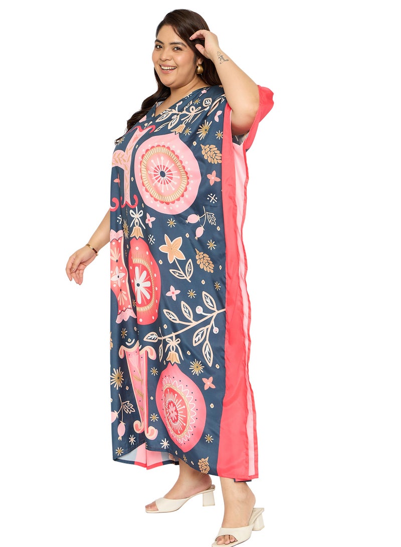 Gypsie Blu Women Beach Kaftan Maxi Dress Plus Size Caftan Dress For Ladies - Image 4