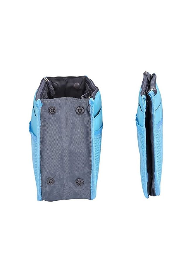 Umiwin 13-Pocket Travel Organizer for Handbags Summer Vacation Packing Cube Bag Lightweight Portable Organizer for Women's Carry On, Suitcase & Umrah Bag Blue - Image 2