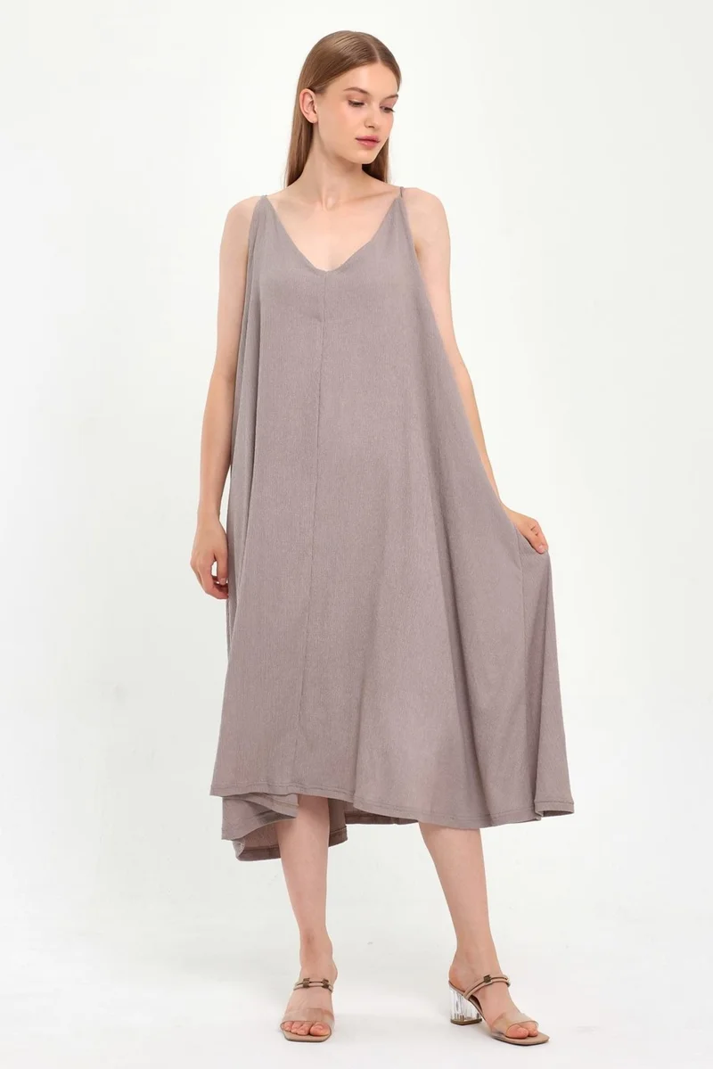 Alexander Gardi Sleeveless A-Line Dress