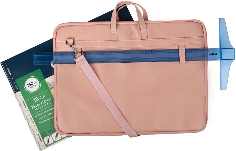 هوبي ماركت ارت Hobby Market Art Leather Project Drawing Bag 55 x 75 cm Pastel Pink