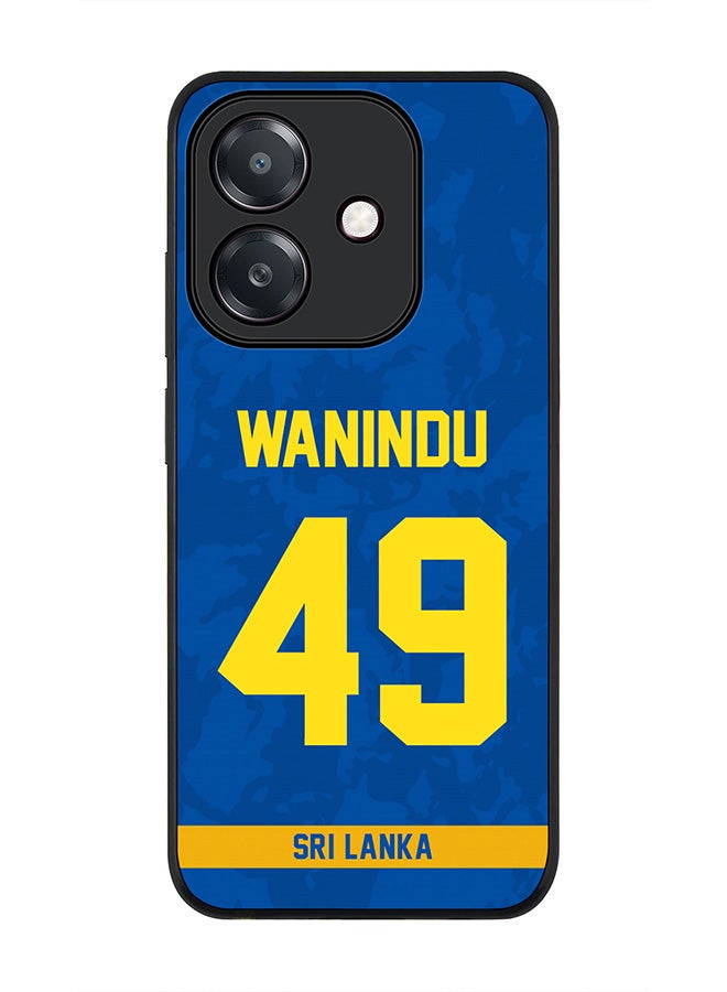 Stylizedd For Oppo A5i Case,Slim fit Camera Protection, Shockproof Thin Phone cover  - Sri lanka Wanindu Hasaranga, Jersey No 49