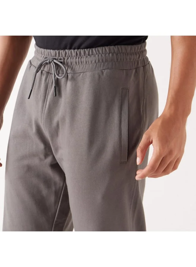 Kappa Kappa Logo Detail Joggers with Elasticated Waistband and Pockets