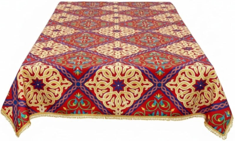 لفة مفارش طاولة للاستخدام مرة واحدة - 50 قطعة - مفارش خيامية عملية - مقاس 100×90 سم - لفتان - نصف كيلو