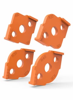 Y&D Radius Jig Router Templates, Corner Routing ABS+CNC high Hardness Processing Glue, Rounded Corners Bit, 4 Sizes  - Image 1