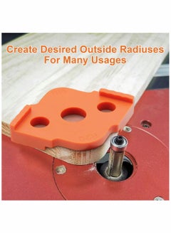 Y&D Radius Jig Router Templates, Corner Routing ABS+CNC high Hardness Processing Glue, Rounded Corners Bit, 4 Sizes  - Image 2