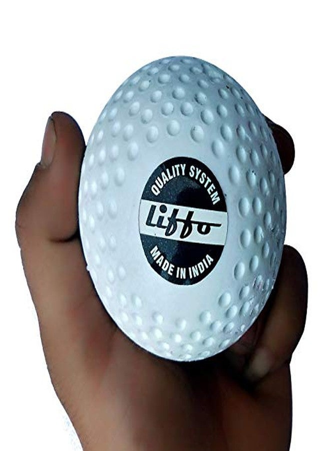 Liffo كرة هوكي ميدانية من نوع ليفو® ماتش ذات النقوش (أبيض، hockeyball1) - مجموعة من 6 كرات - Image 4