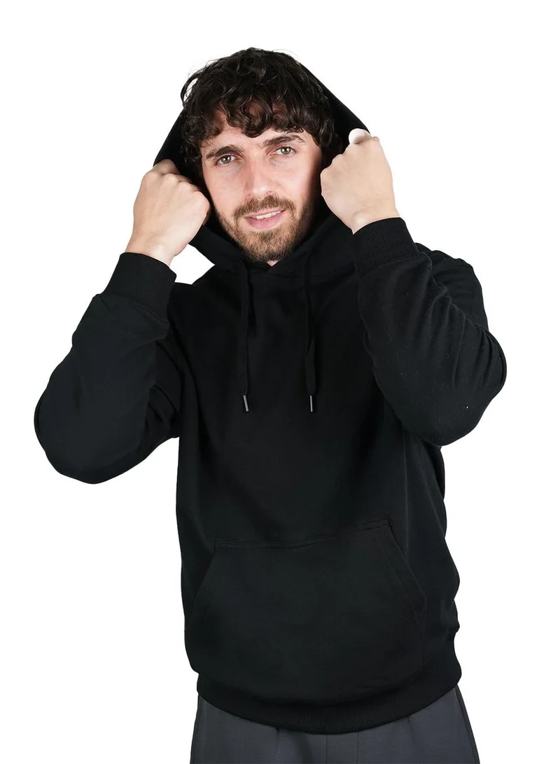 Men's Relaxed Fit French Terry Hoodie Sweatshirt