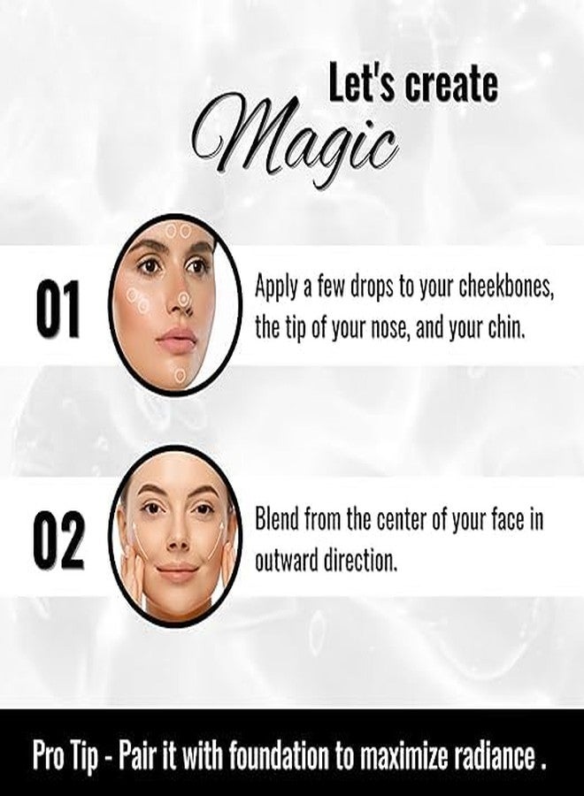 PEACORA Professional Makeup Primer 30 ml, Transparent Makeup Base Primer for Shine and Oil Control, Provides Radiant & Smooth Finish (Transparent) - Image 5