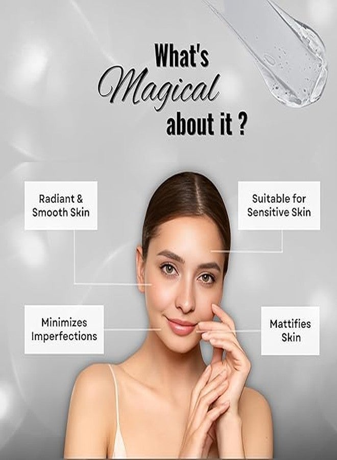 PEACORA Professional Makeup Primer 30 ml, Transparent Makeup Base Primer for Shine and Oil Control, Provides Radiant & Smooth Finish (Transparent) - Image 3