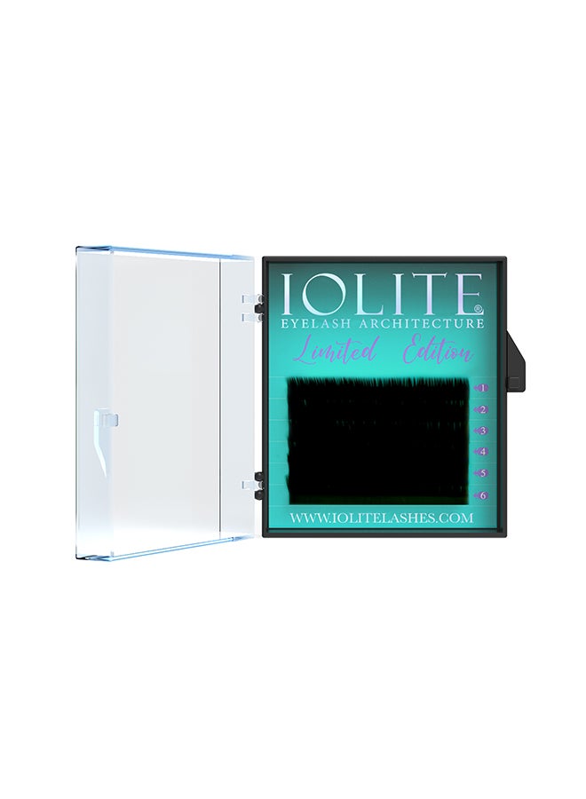 IOLITE Colored Classic Lashes Eyelashes Ombre Limited Edition Straight 01T, 9Mm