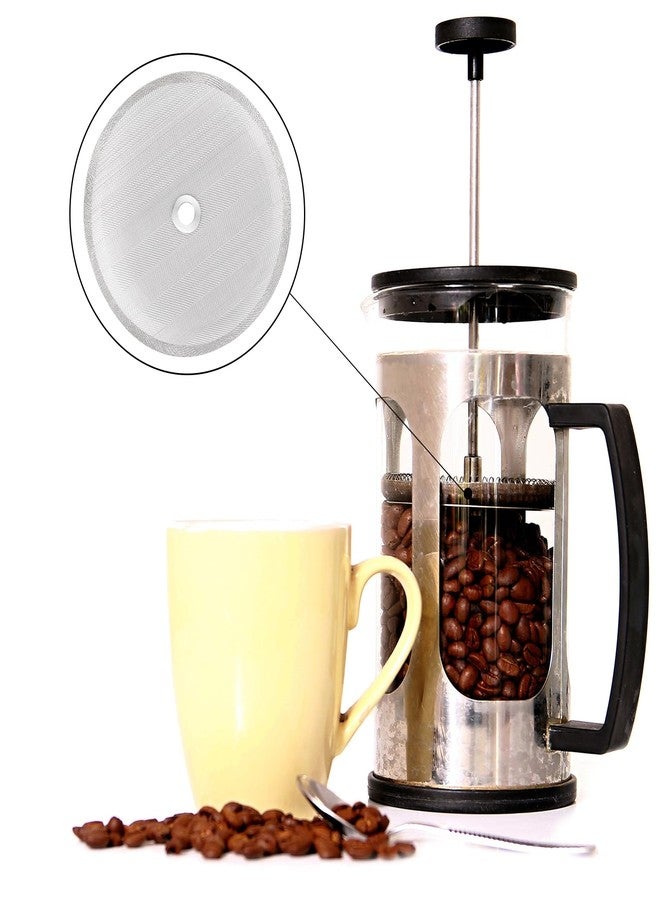 LoveBB 12 Pcs French Press Filter, 4 Inch Stainless Steel French Press Screen Replacement for 1000 Ml, 34 Oz, 8 Cup French Press Coffee Makers - Image 5