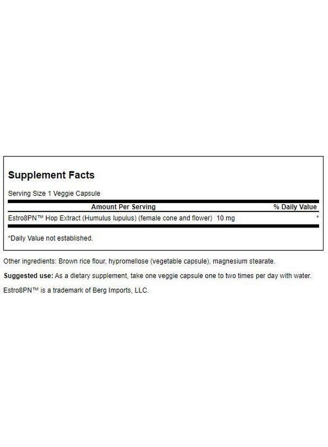 Swanson Estro8Pn Hop Extract 10 Milligrams 60 Veg Capsules - Image 2