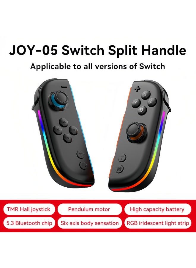 وحدة تحكم Joy-Con اللاسلكية لجهاز نينتندو سويتش – عصا تحكم هول، RGB، توربو (JOY-05) - Image 1