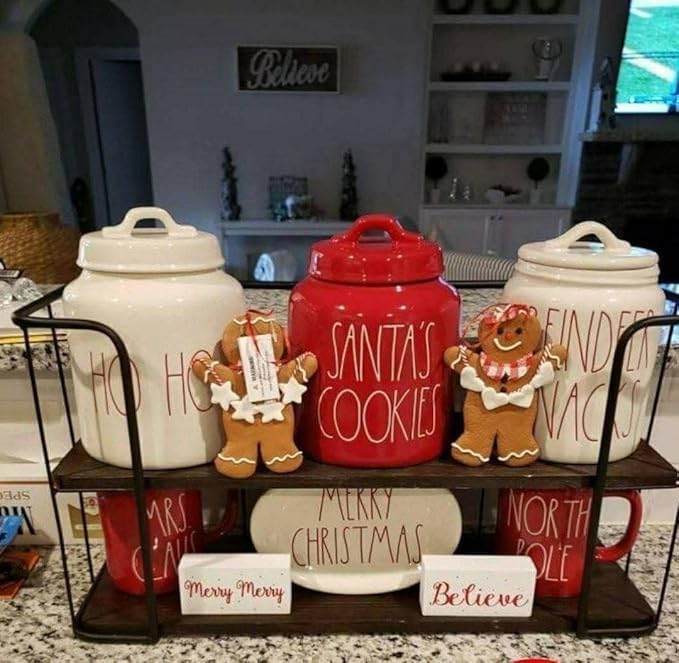 2 - Tier Kitchen Storage Rack - Metal Coffee Rack with 2 Wooden Shelves - Decorative - 40x30x15 cm - Image 2