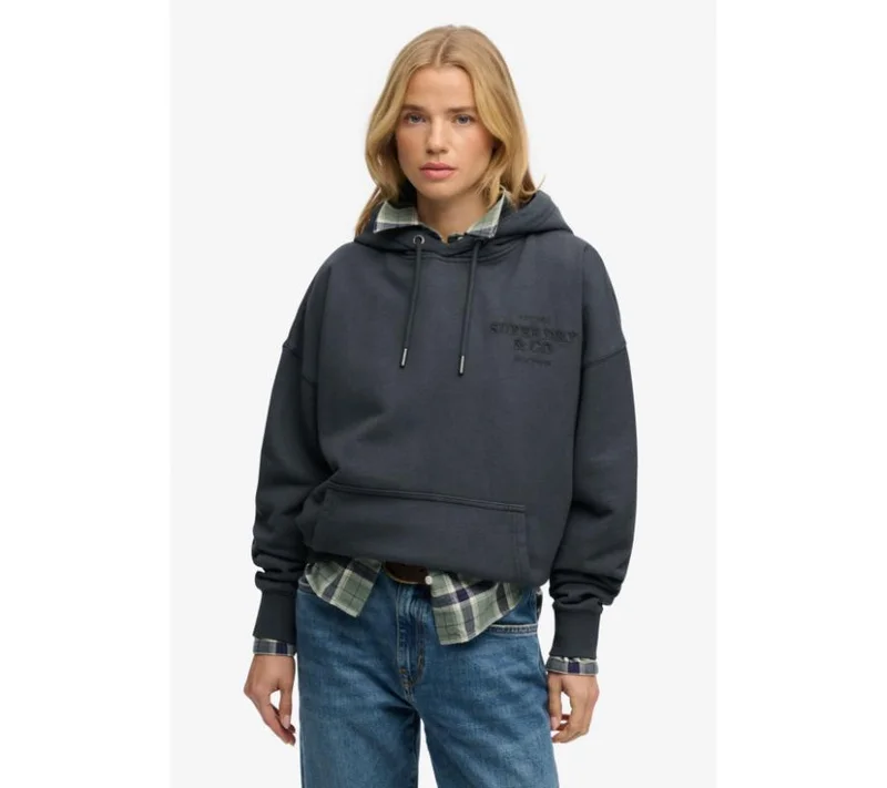 Superdry Luxe Casual Emb Relaxed Hood