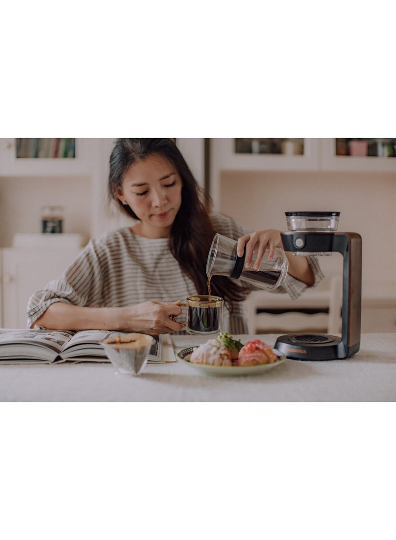 Oceanrich CR7352BD Rotating Automatic Pour Over Coffee Maker – Portable Battery Operated Drip Coffee Brewer - Image 4